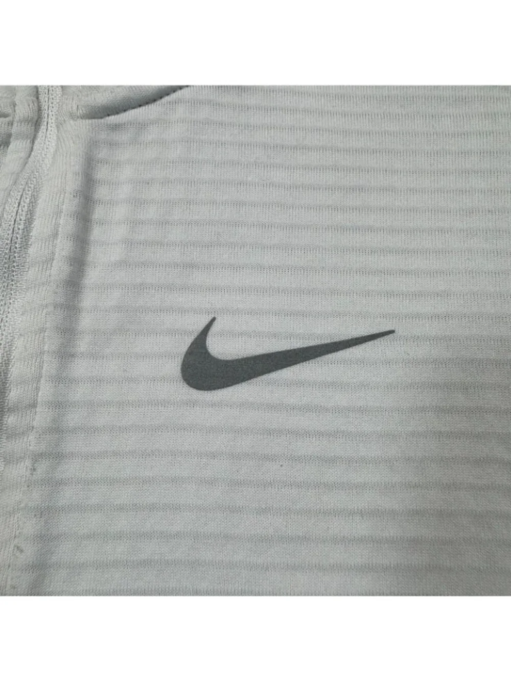 Nike Dri-Fit Shirt Womens XS White Polyester Waffle Knit Performance Golf Sports